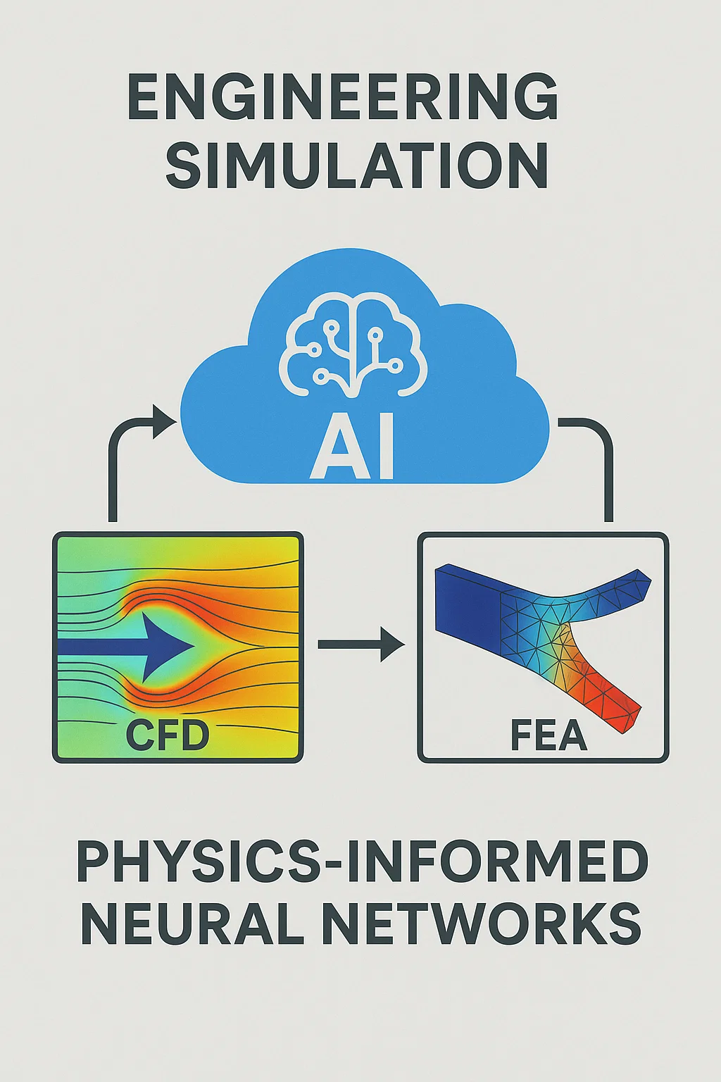 Hybrid Physics-AI Modeling, Ansys, Simulia, Siemens, Integrated FEA|CFD with Artificial Intelligence