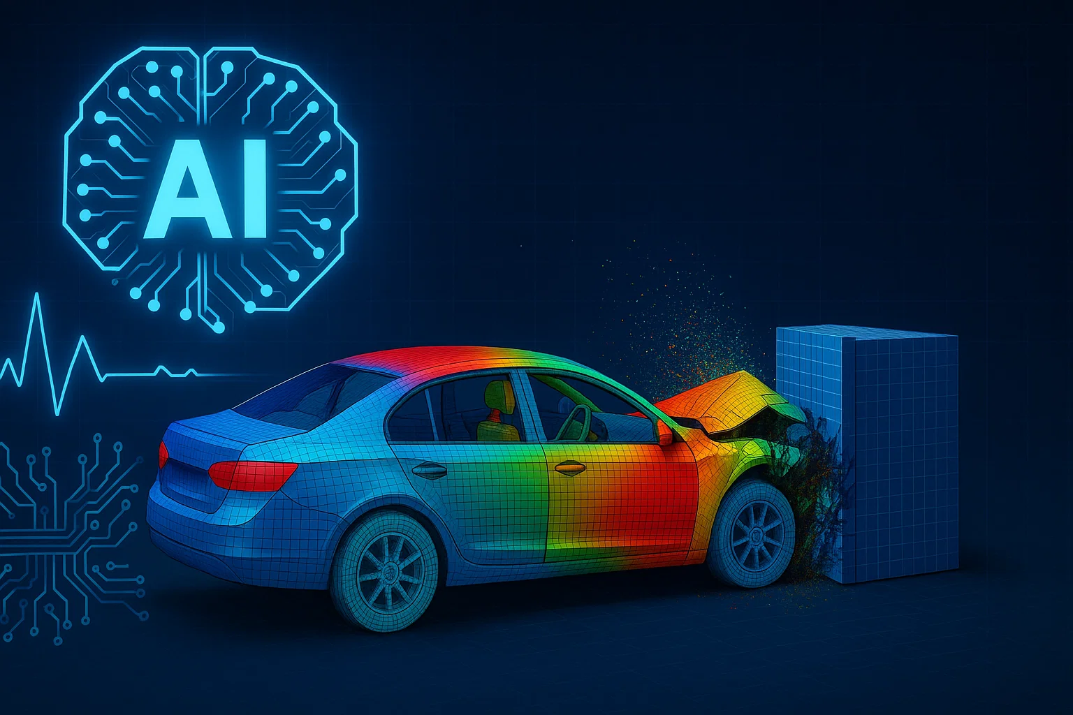 AI/ML-Enhanced FEA, Ansys, Simulia, Siemens, Integrated FEA|CFD with Artificial Intelligence