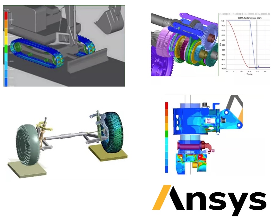 Vehicle MultiBody Dynamics Simulation: Car Ride, Driveline, Engine and Tire MBD, Ansys, Simulia, Siemens, Integrated FEA|CFD with Artificial Intelligence