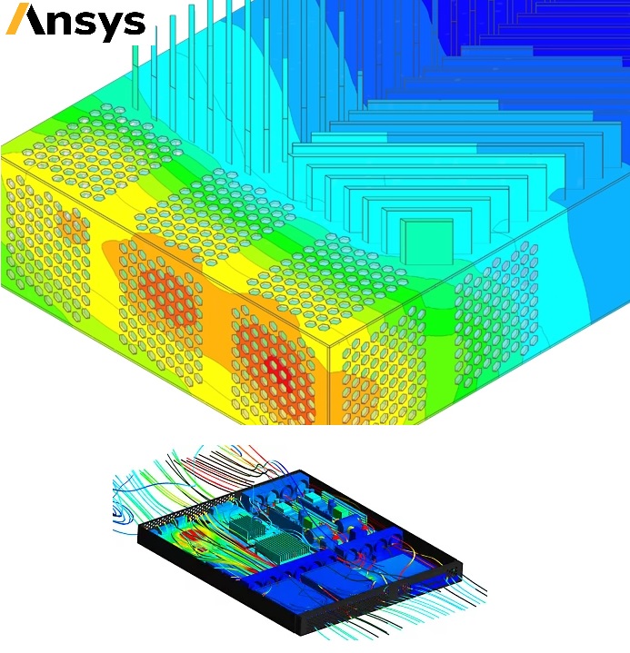 Electronic Systems Cooling & Heating, Ansys, Simulia, Siemens, Integrated FEA|CFD with Artificial Intelligence