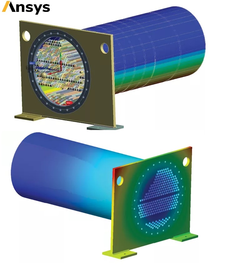 Heat Exchangers, Ansys, Simulia, Siemens, Integrated FEA|CFD with Artificial Intelligence