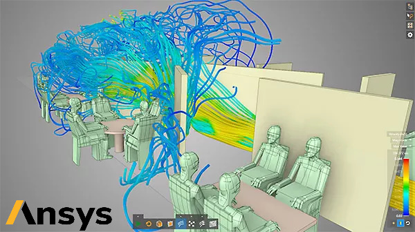 Thermal Management in Buildings: HVAC/Climate Control, Ansys, Simulia, Siemens, Integrated FEA|CFD with Artificial Intelligence